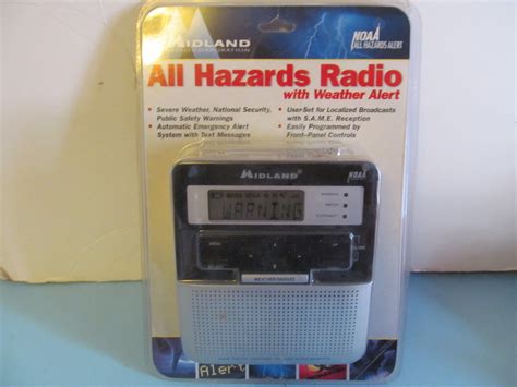 Midland wr100 - Midland WR-100 All Hazards Alert Weather Radio NOAA Storm Warning - New In Box. Opens in a new window or tab. New (Other) 3.5 out of 5 stars. 66 product ratings - Midland WR-100 All Hazards Alert Weather Radio NOAA Storm Warning - New In Box. C $8.18. 0 bids · Time left 5d 7h left (Wed, 06:17 p.m.)